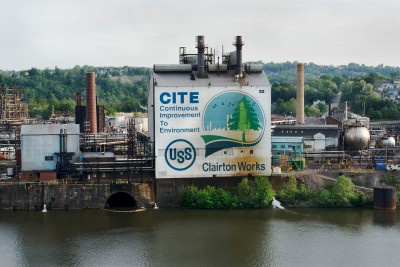 United States Steel Clairton Coke Works, C.I.T.E and Monongahela River, 2013.  LaToya Ruby Frazier, American, born 1982. Archival Pigment Prints printed onto Hahnemuhle, Fine Art Baryta 325 gsm, 42 1/4 x 63 1/8 in.  Image courtesy of Seattle Art Museum.  